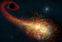 Si la Planète 9 est un trou noir, on pourrait la détecter grâce à...