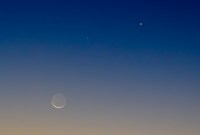 Mercure, Vénus et la Lune étaient en conjonction les 13 et 14 novembre