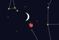 Admirez la conjonction entre la Lune et Mars ce samedi soir