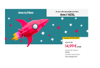 Sosh relance sa boîte Sosh (Fibre et ADSL) à 14,99 € par mois pendant...