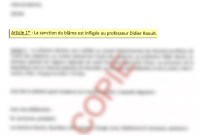 Quels manquements déontologiques de Didier Raoult ont motivé le blâme ?
