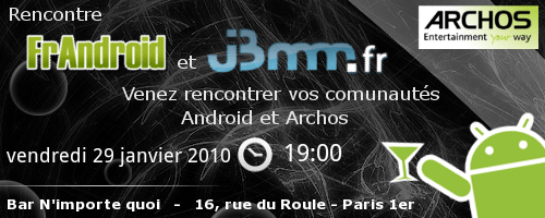 FrAndroid et JBMM organisent une soirée à Paris