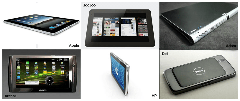 Tableau de comparaison des tablettes Android et de l’iPad