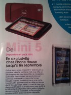 Dell Mini 5 sous Android : Bientôt chez The Phone House