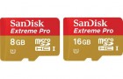 SanDisk dévoile ses nouvelles microSD Extreme Pro 8 et 16 Go
