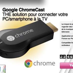 Bon plan : Chromecast sur Qoqa à 45 euros