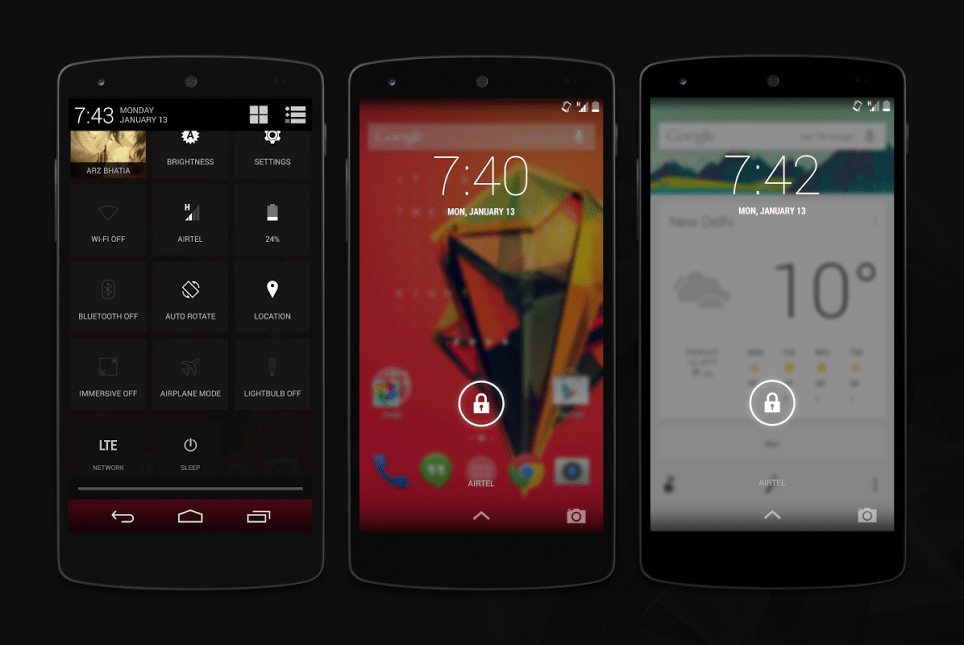 Paranoid android как установить тему на windows 10