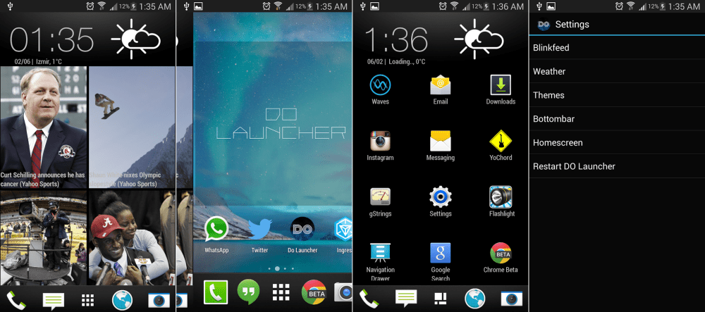 DO Launcher : l’interface Sense pour tous les smartphones dès Android 4.1