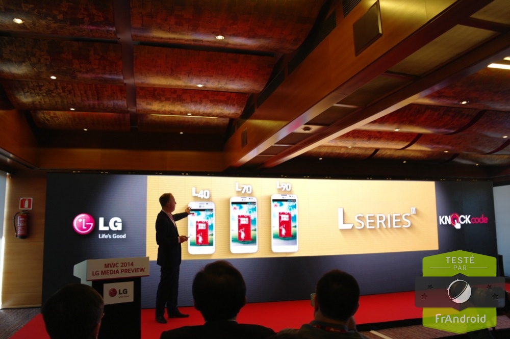 LG L Series III : les entrées de gamme L40, L70 et L90 sont officiels