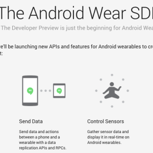 Retour sur le SDK d’Android Wear et son interface utilisateur