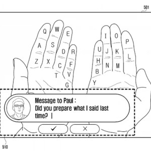 Galaxy Glass et réalité augmentée : Samsung veut transformer vos mains en clavier