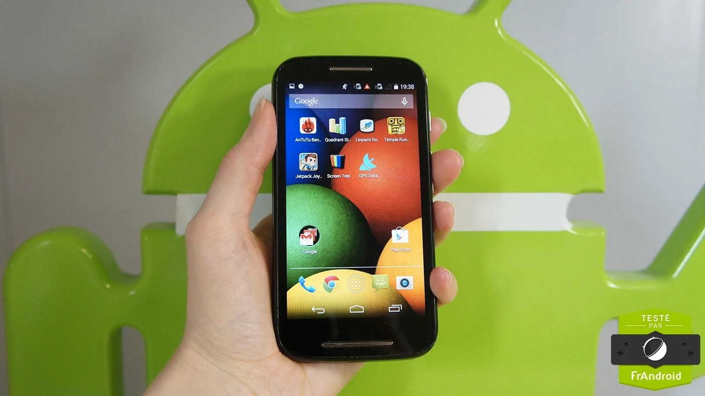Test du Motorola Moto E, petit mais costaud