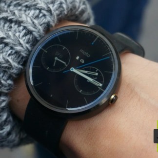 Test of the Motorola Moto 360, a connected timepiece