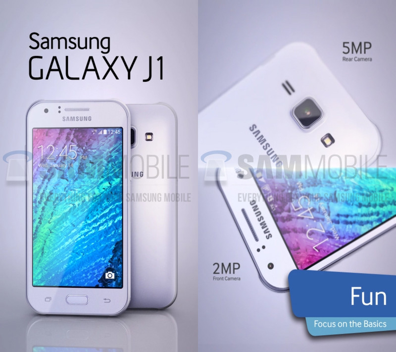 Samsung Galaxy J1 : et un entrée de gamme de plus, un