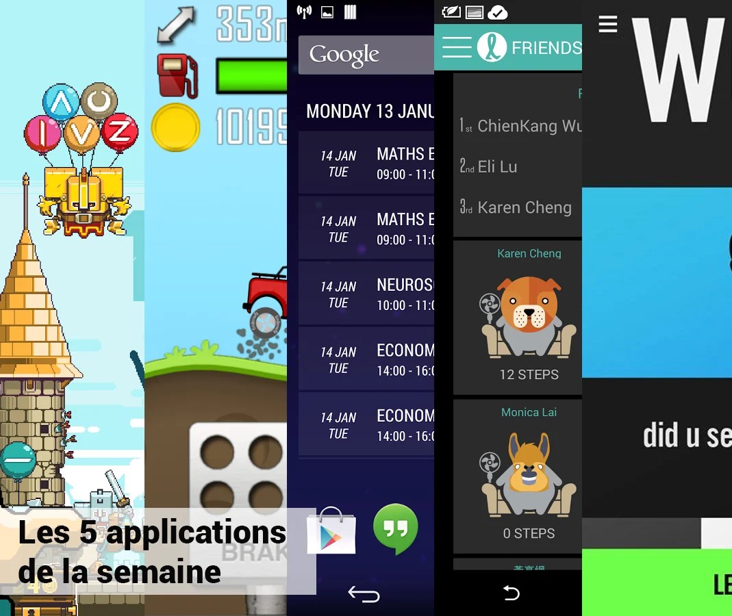 Les apps de la semaine : Magic Touch: Wizard for Hire, Hill Climb Racing, Today Calendar Pro, Fun Fit, Nike Football