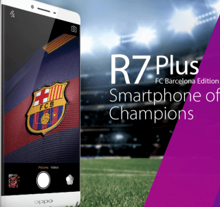 Le Oppo R7 Plus Edition FC Barcelone est officiellement lancé