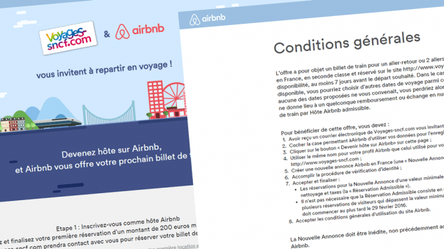 La SNCF rebrousse chemin concernant son opération avec Airbnb