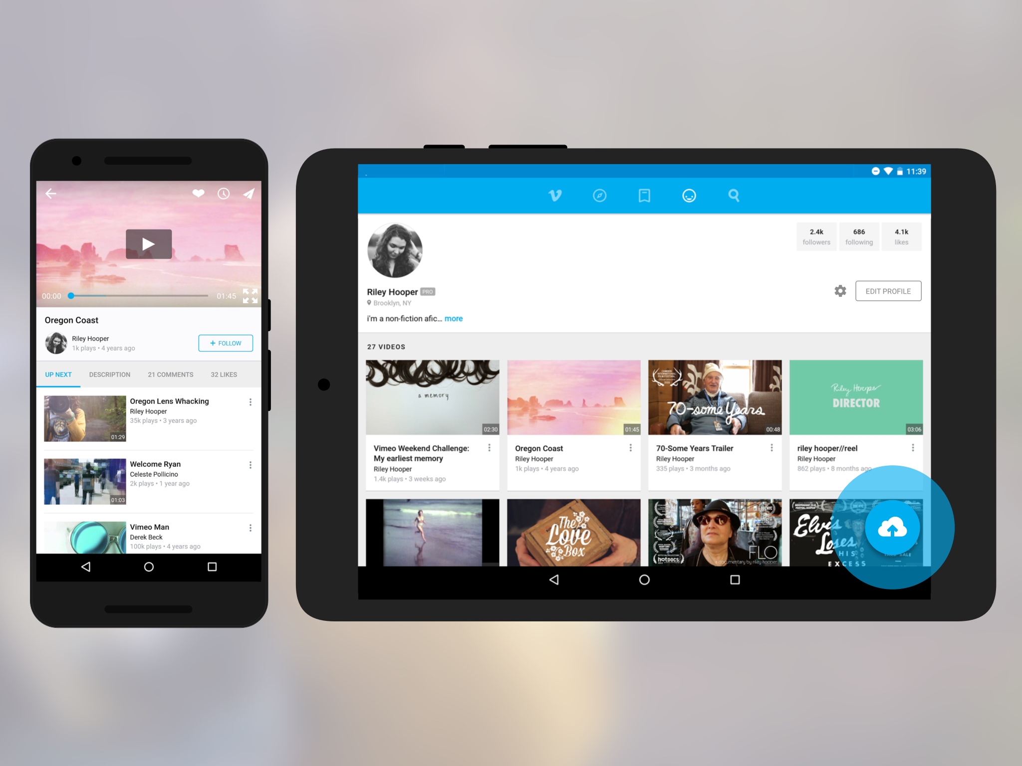 Vimeo met enfin son application Android à jour