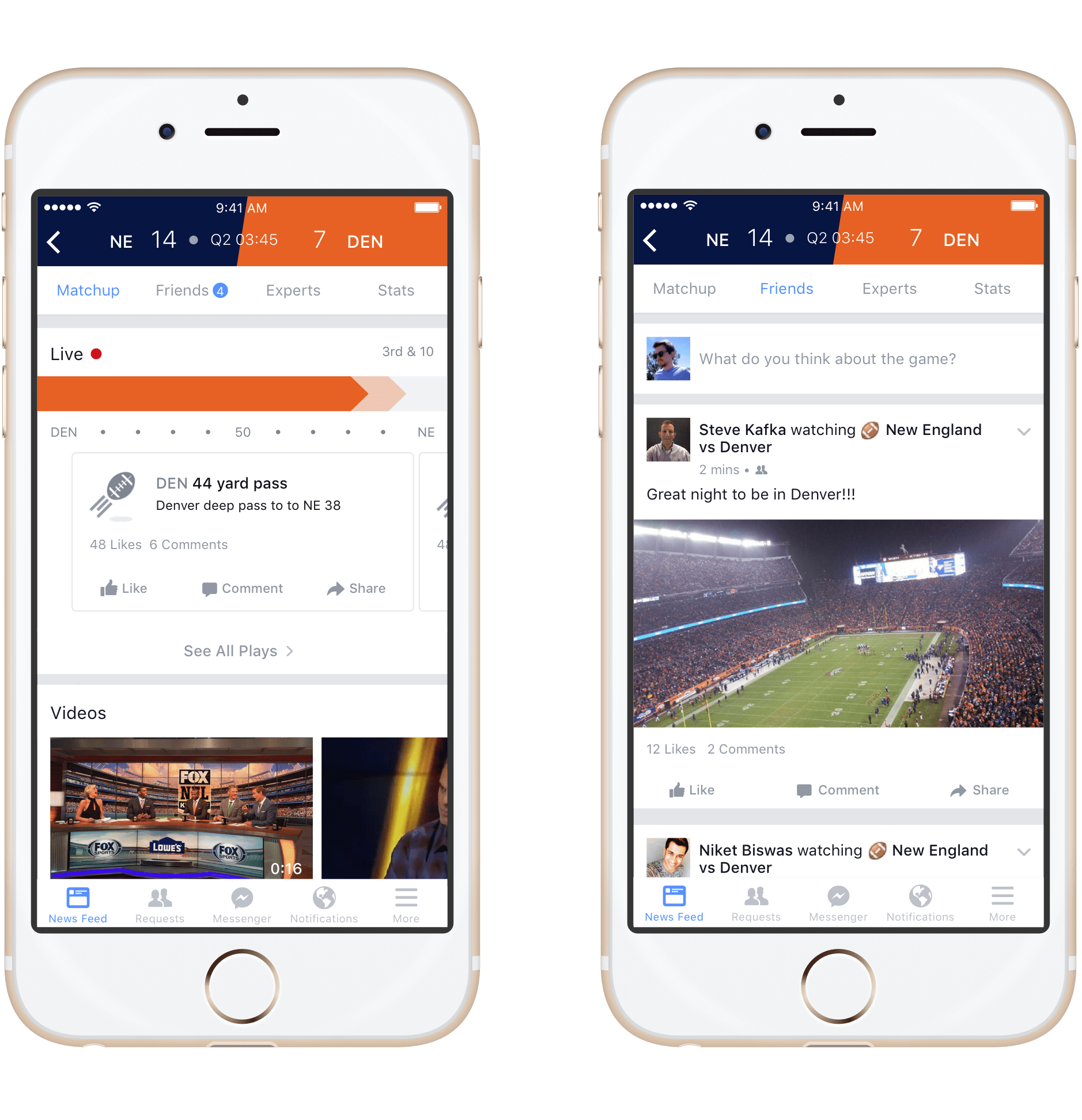 Facebook Sports Stadium, une interface dédiée aux évènements sportifs