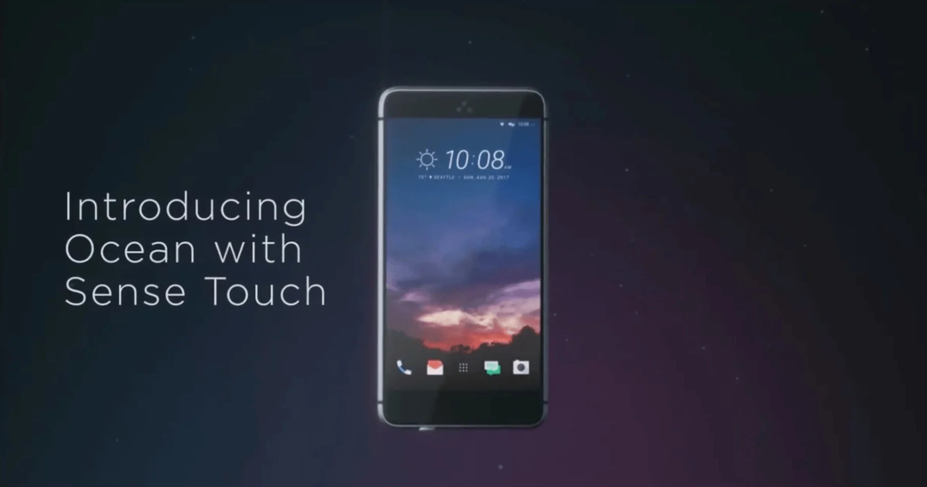 HTC Ocean : de nombreuses informations sur le smartphone aux tranches tactiles