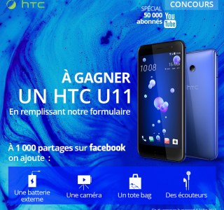 🔥 Concours : gagnez un HTC U11 et plein d’accessoires HTC !