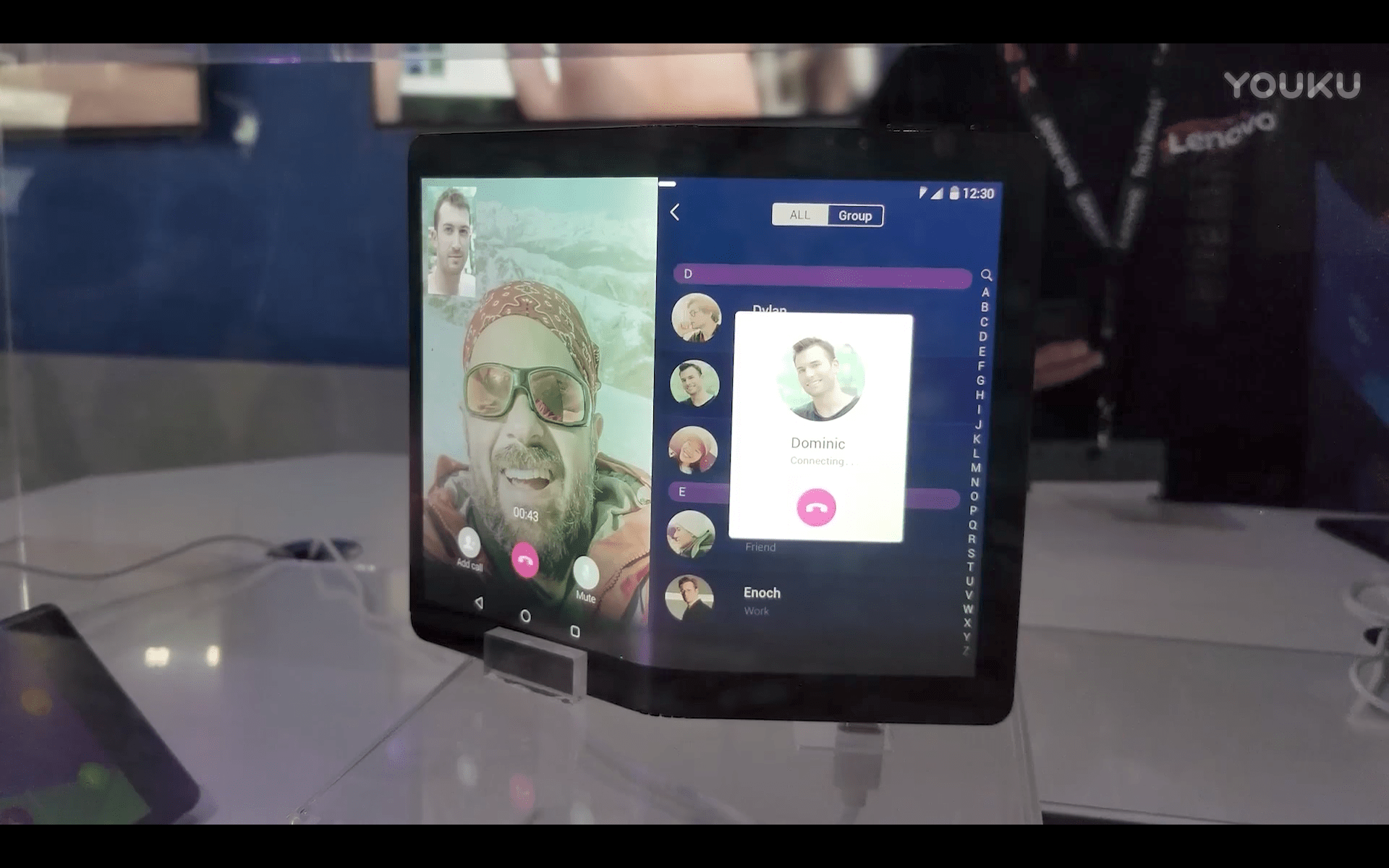 Lenovo montre un prototype fonctionnel de tablette pliable