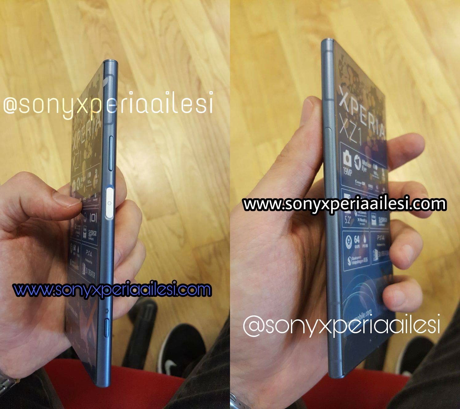 Le Sony Xperia XZ1 se montre en photo avec un design décevant