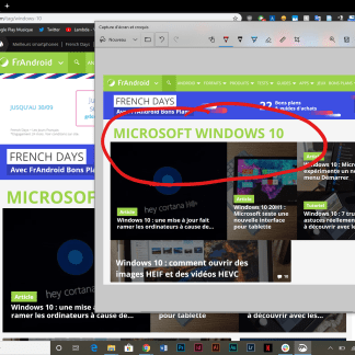 Comment faire une capture d’écran sur Windows 10