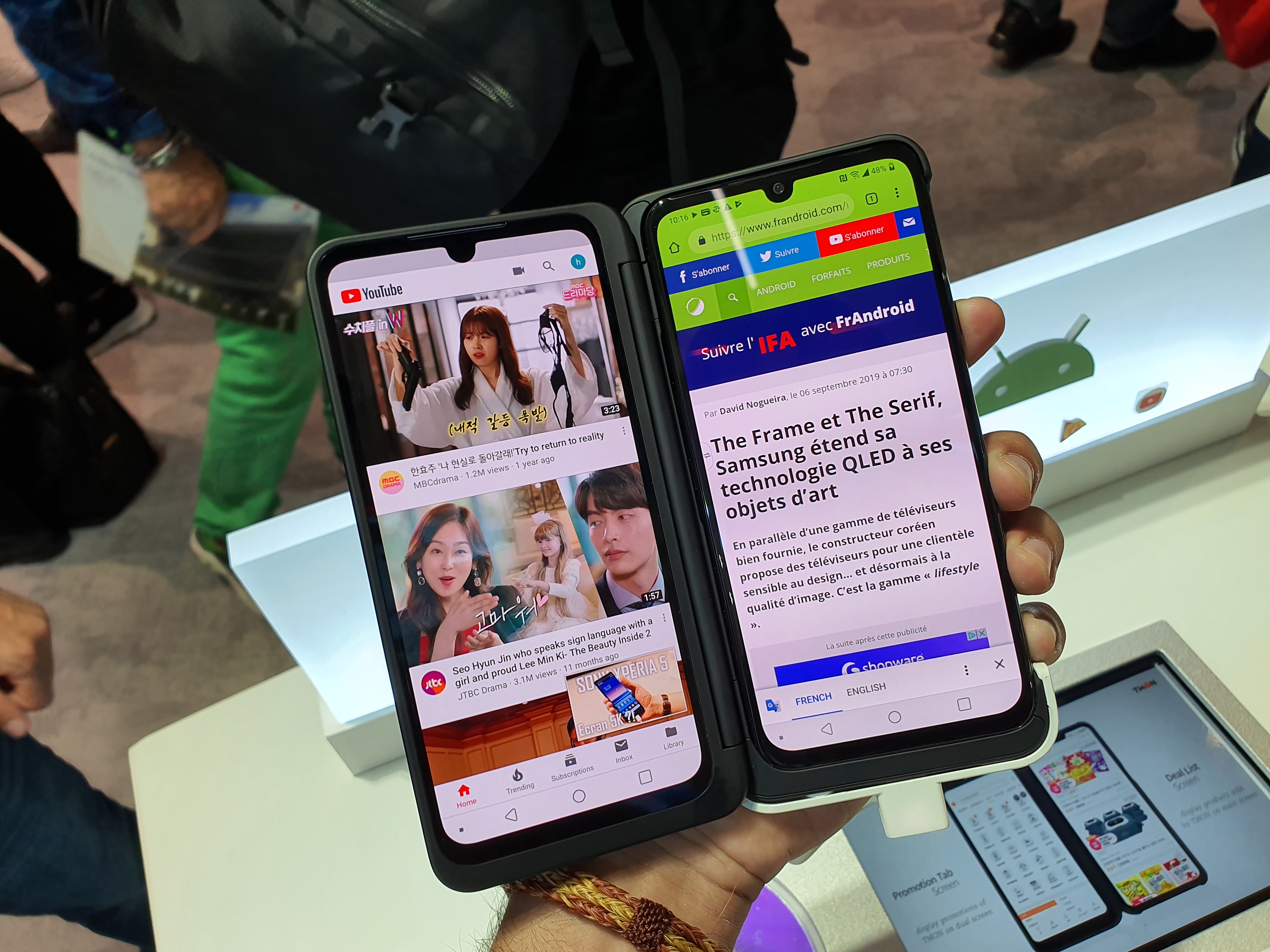 LG G8X ThinQ Dual Screen : notre prise en main du smartphone à deux écrans – IFA 2019