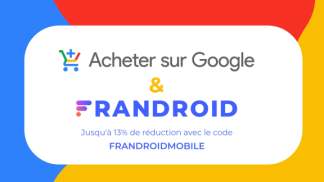 Frandroid et Acheter sur Google : un code promo exclusif sur notre sélection smartphones et accessoires