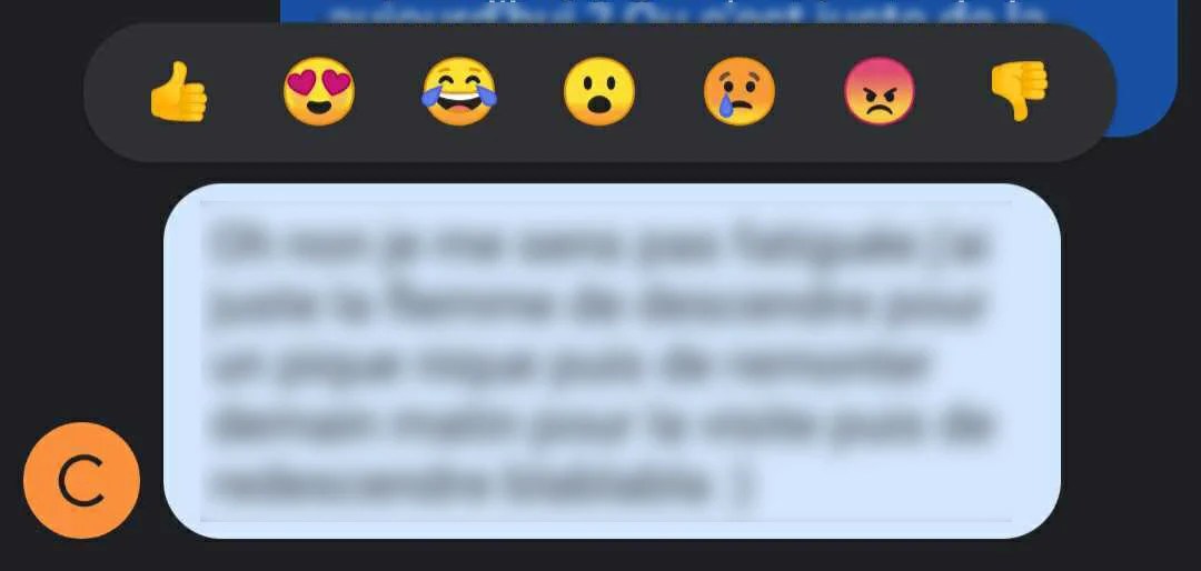 Google Messages : l’application propose désormais des réactions en emojis