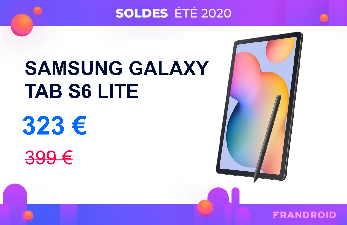 Galaxy Tab S6 Lite : la tablette abordable de Samsung est moins chère pendant les soldes
