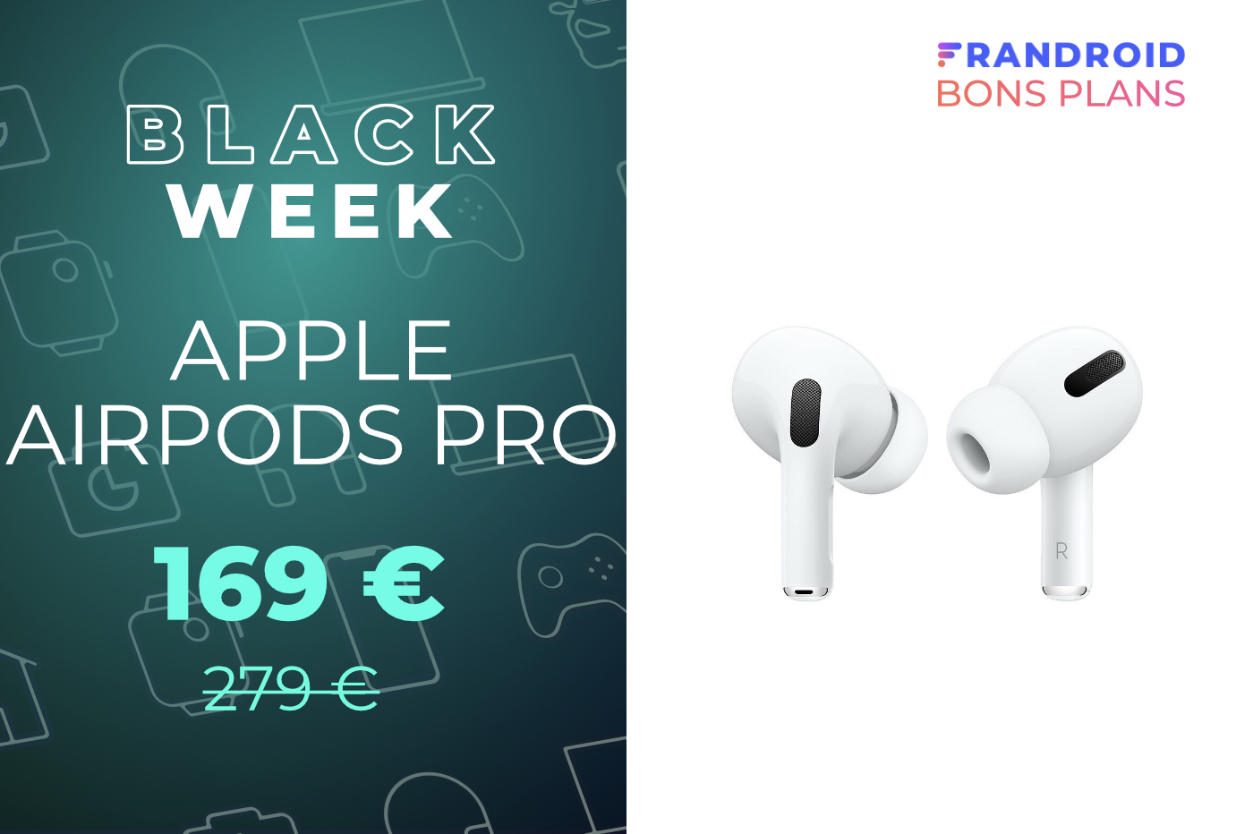 Plus de 100 € de réduction sur les AirPods Pro, c'est seulement aujourd'hui