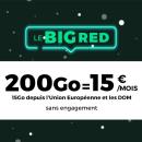 RED by SFR relance un forfait mobile avec 200 Go de 4G pour 15 euros