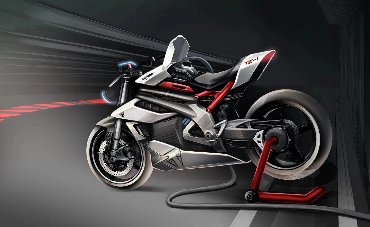 Le prototype TE-1 de Triumph est la moto électrique la plus ambitieuse du moment