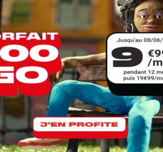 100 Go pour 9,99 euros par mois, c’est ce que propose ce forfait chez NRJ Mobile