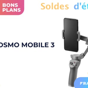 Le stabilisateur DJI Osmo Mobile 3 est moins cher grâce à un code promo