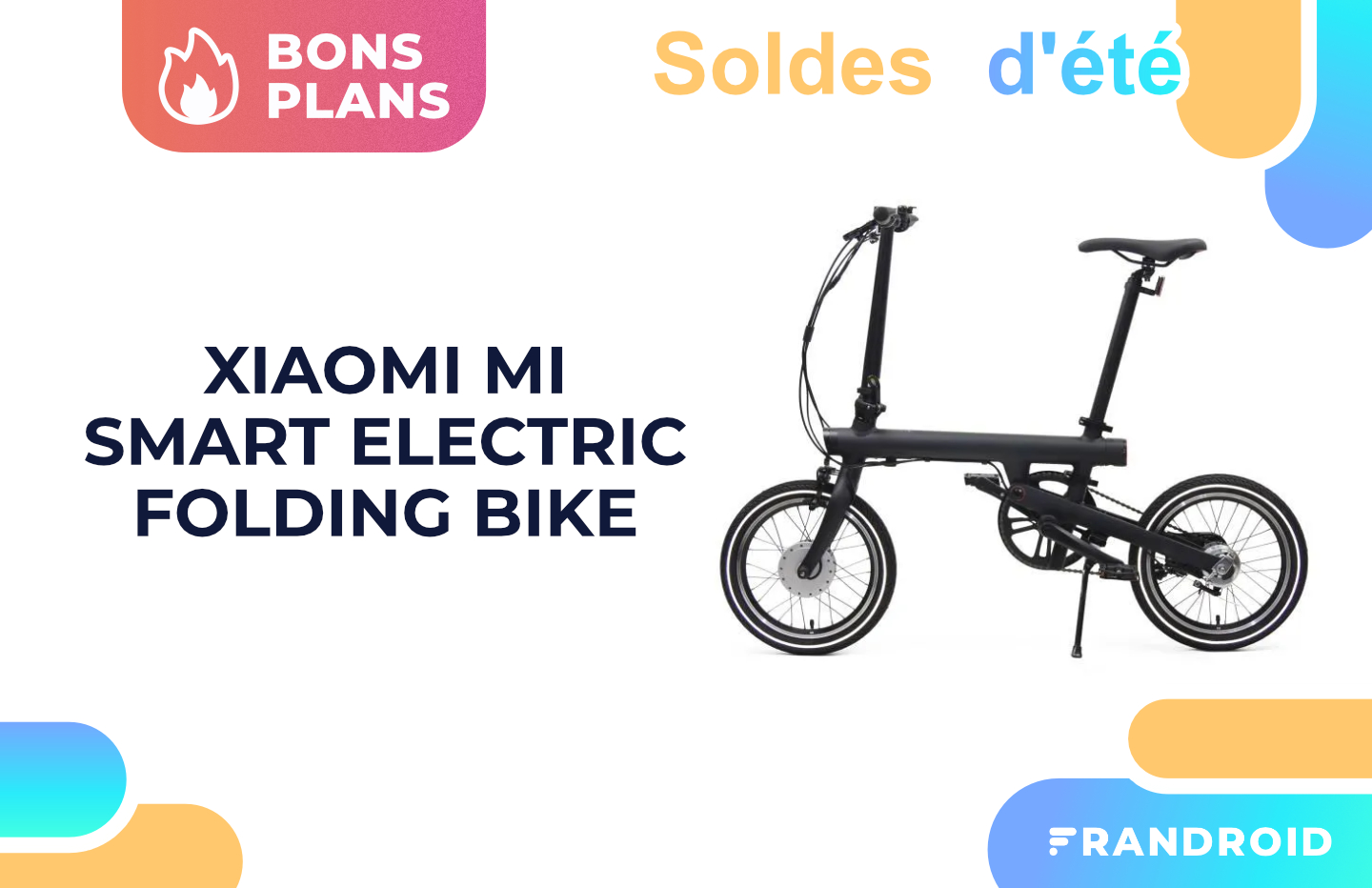 Ce vélo électrique pliable de Xiaomi est proposé à moitié prix