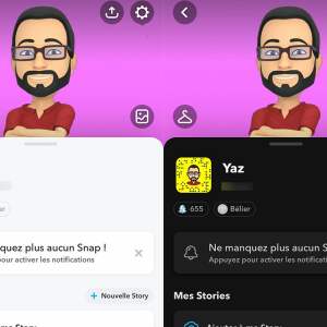 Comment mettre le mode sombre sur Snapchat
