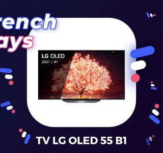 La LG 55 pouces de la gamme B1 2021 est la plus abordable des TV OLED pour les French Days