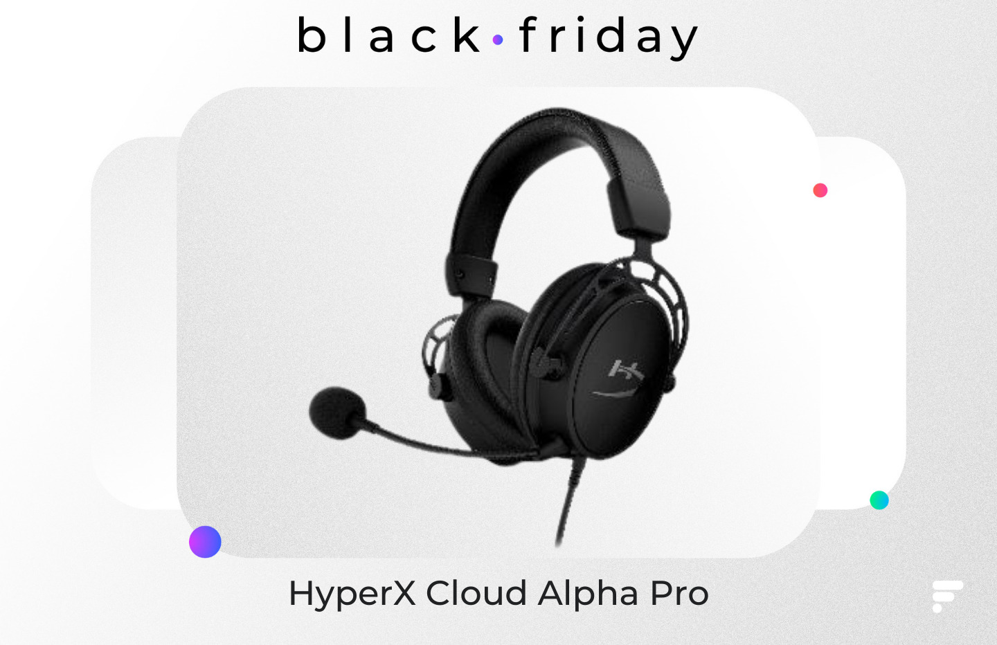 Le micro-casque HyperX Cloud Alpha Pro est à -50 % pour le Black Friday