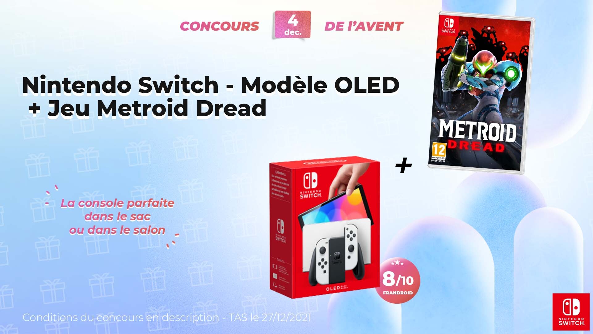 #FrandroidOffreMoi une Nintendo Switch OLED et un jeu