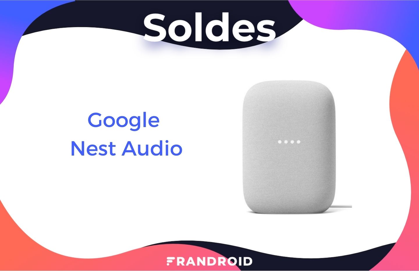 L’enceinte connectée Google Nest Audio est à son meilleur prix pour les soldes