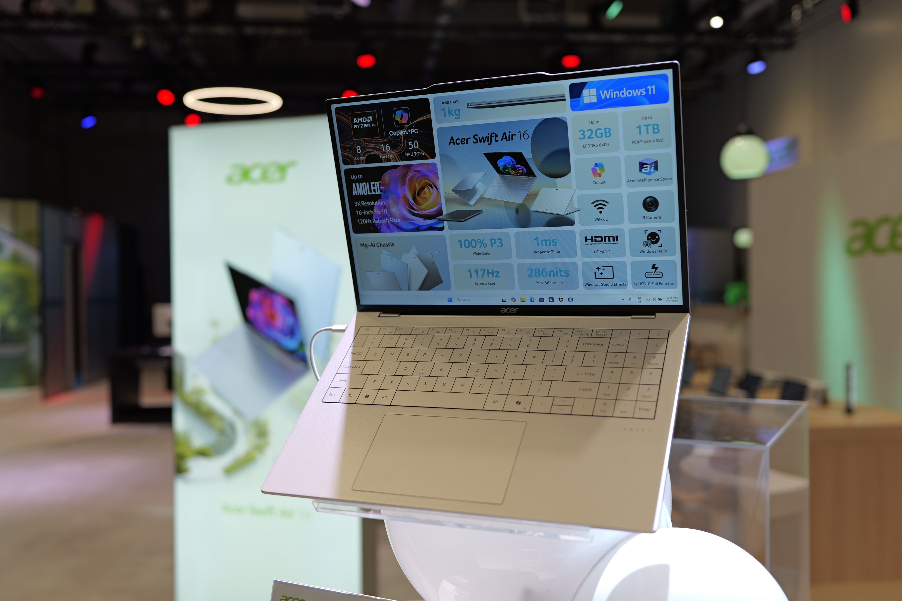 Prise en main Acer Swift Air 16 : une première impression de l’anti-MacBook Air