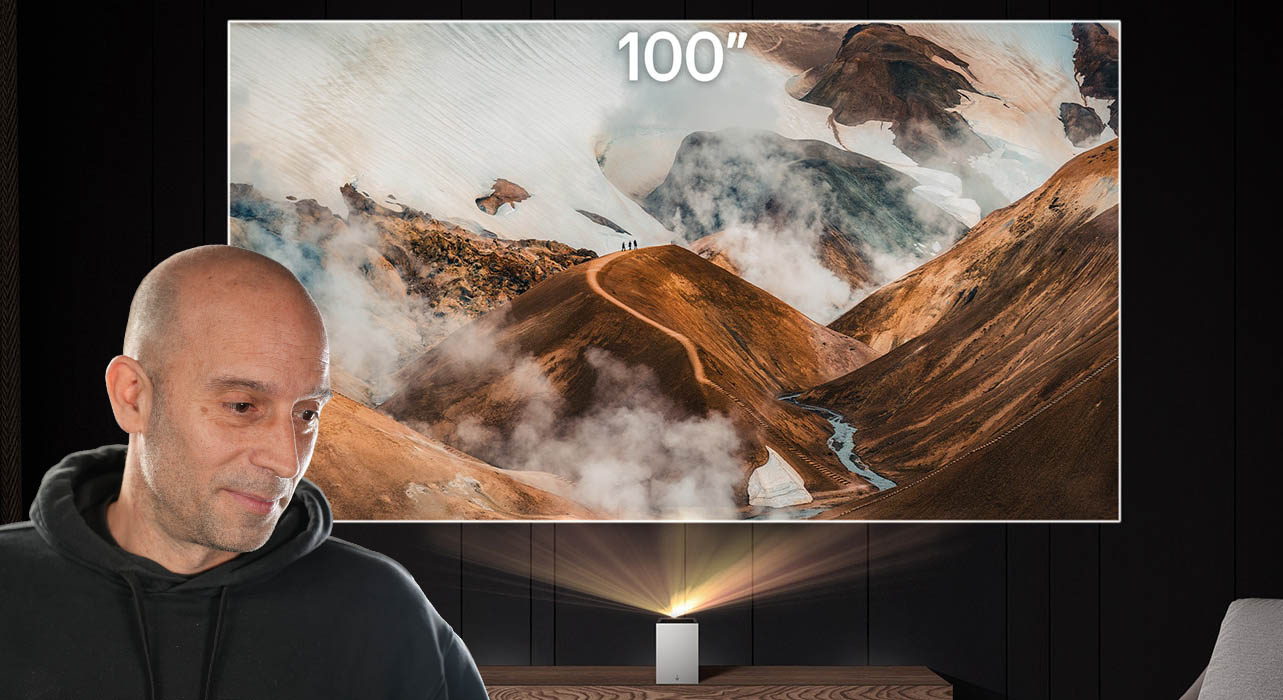Test du LG CineBeam S : Ultra HD et design, le duo gagnant en version mini pour ce vidéoprojecteur à placer à quelques centimètres du mur
