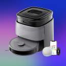 Ce robot-aspirateur 3-en-1 équipé de 2 serpillères rotatives et une station de nettoyage aspire 64 % de son prix chez Amazon