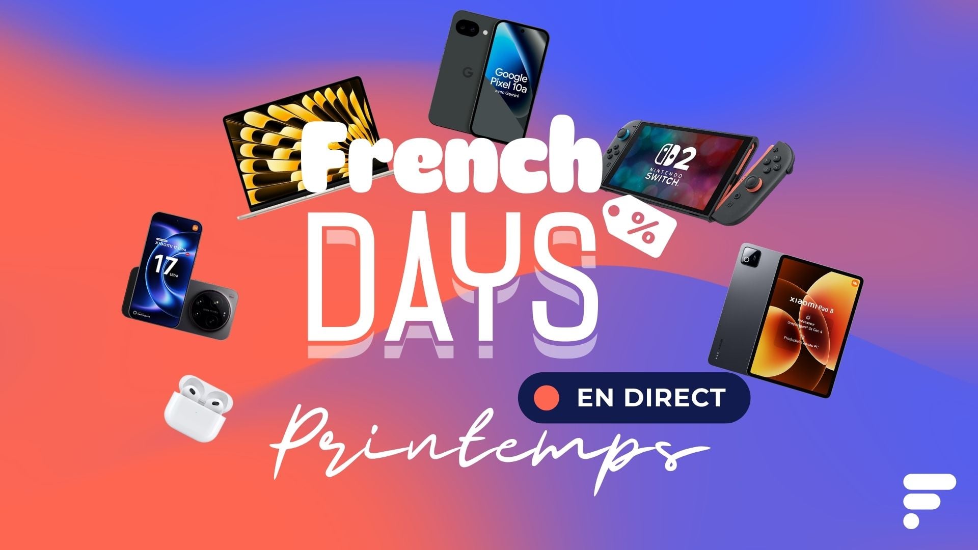 French Days 2026 : voici le TOP 60 des meilleures offres Tech du week-end