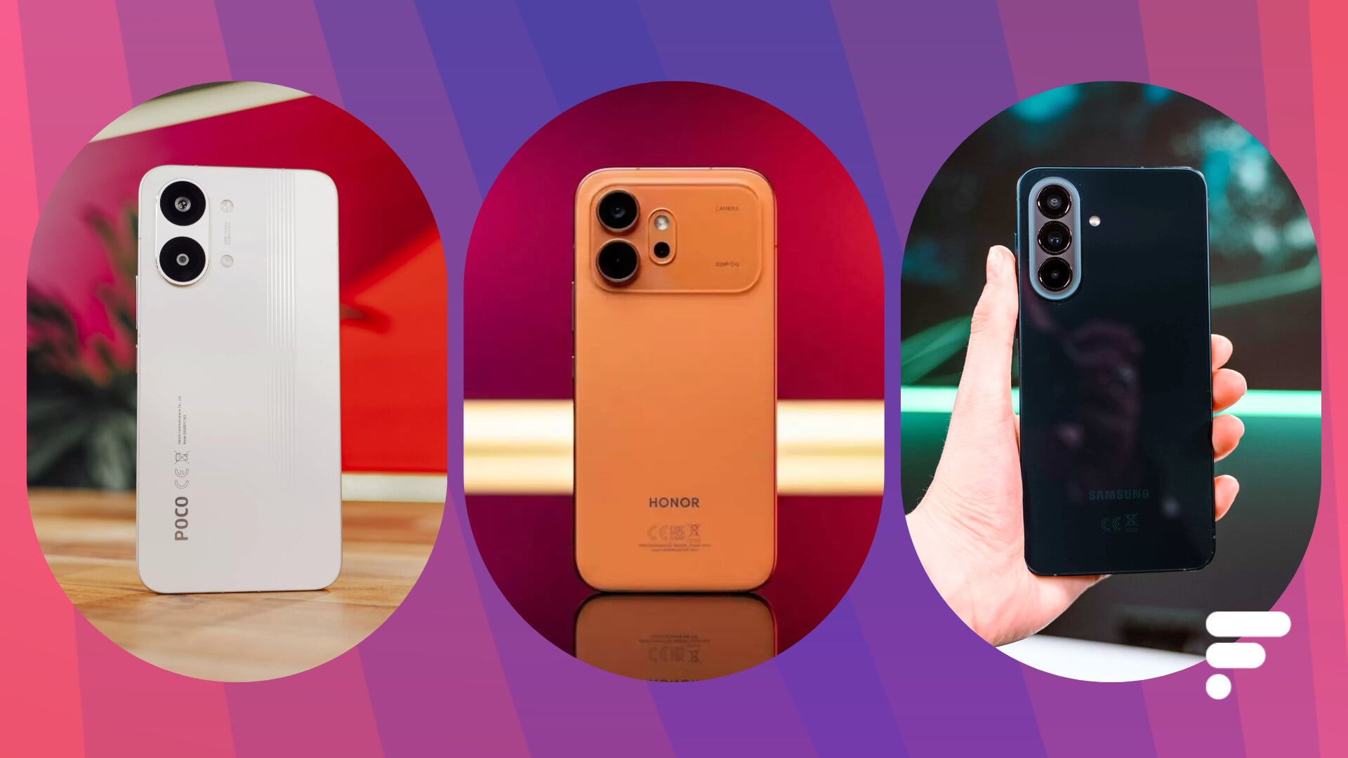 Top 3 des smartphones de mai 2026 : le match du milieu de gamme