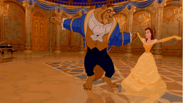 La belle et la bete gif