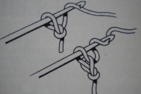 Tuto crochet : un noeud pour cheveux